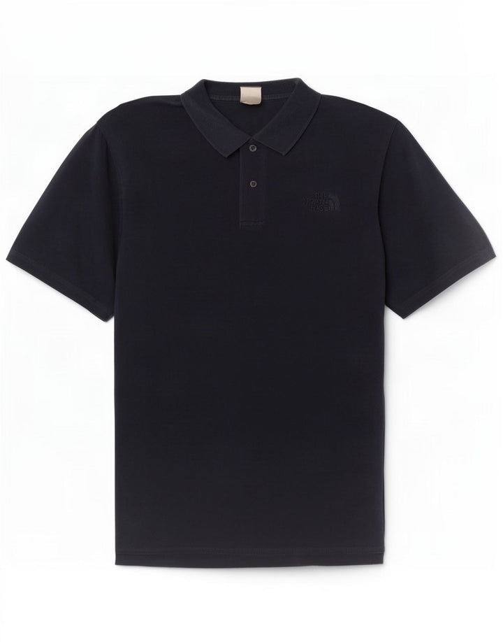 Polo da uomo The North Face in cotone blu navy medio
