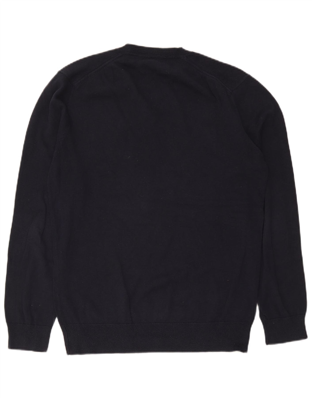Maglione da uomo con scollo a V French Connection, cotone medio blu navy