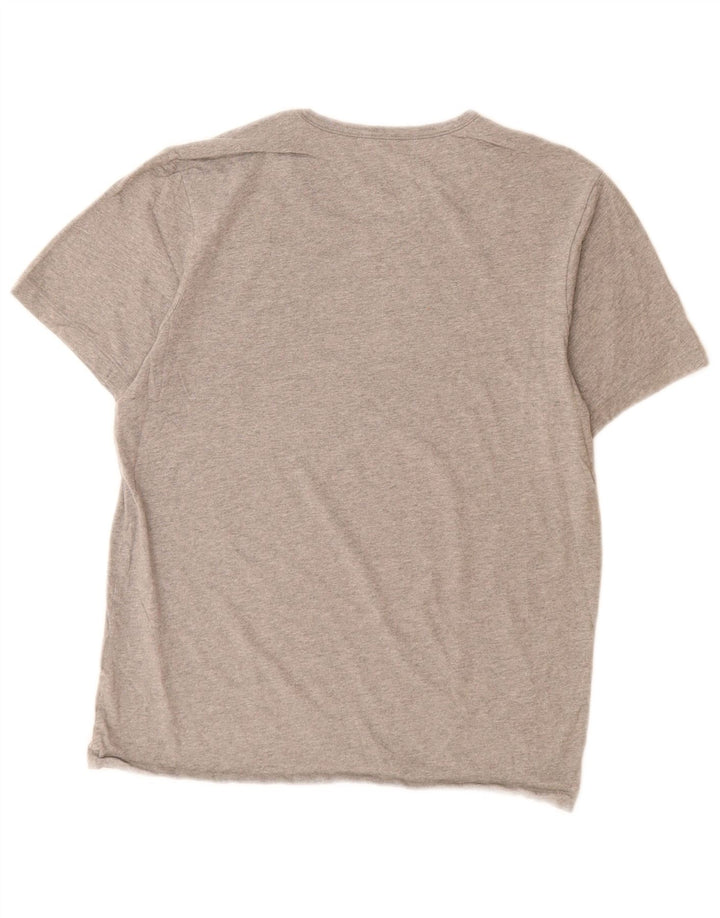 T-shirt da uomo Hugo Boss Top Small in cotone grigio