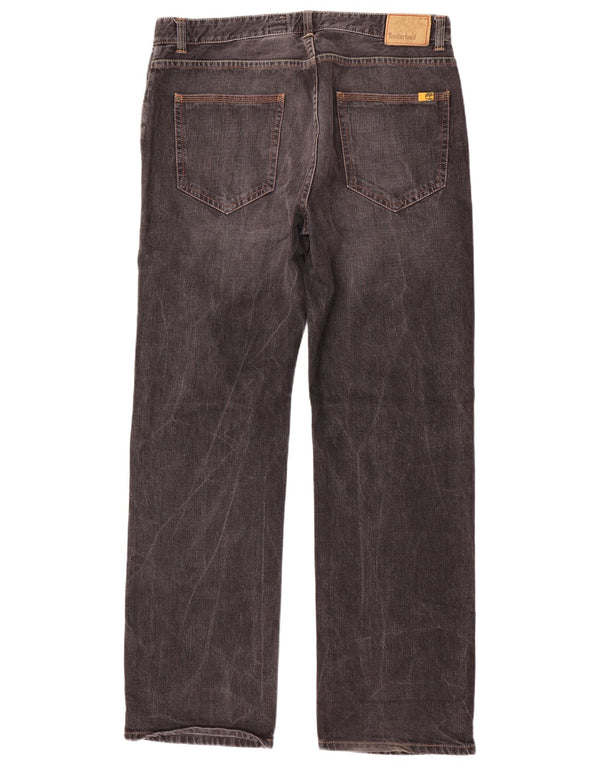 Jeans dritti da uomo Timberland W38 L35 cotone grigio