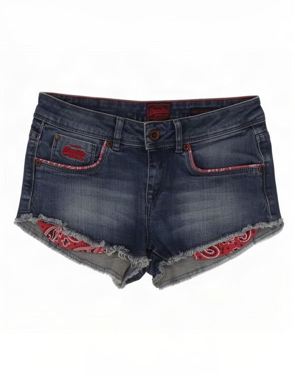 Pantaloni caldi in denim da donna Superdry medi W28 blu