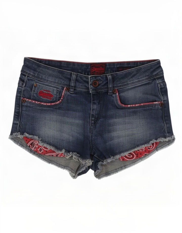 Pantaloni caldi in denim da donna Superdry medi W28 blu