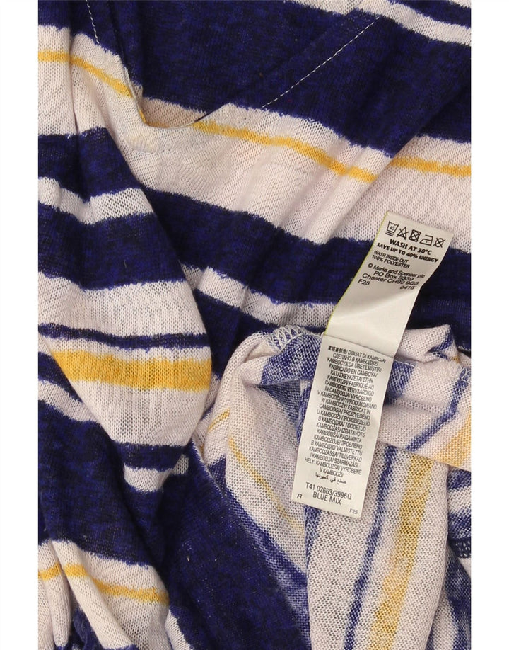 Abito maglione da donna con maniche a 3/4 Marks & Spencer UK 10 piccolo multicolore