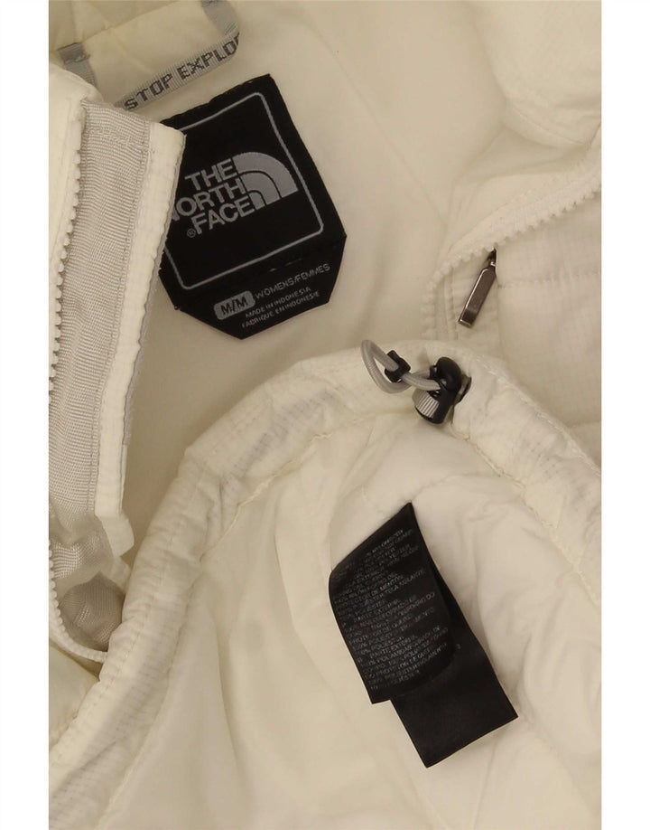Gilet imbottito da donna The North Face UK 14 poliestere bianco medio