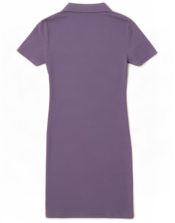 Abito polo da donna Zara UK 10 piccolo in cotone viola