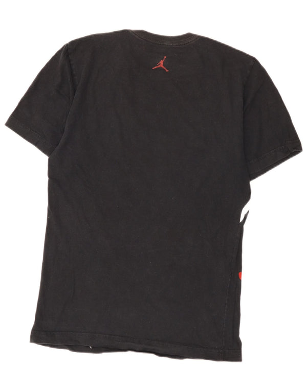 T-shirt grafica da uomo Jordan Top Small in cotone blu navy