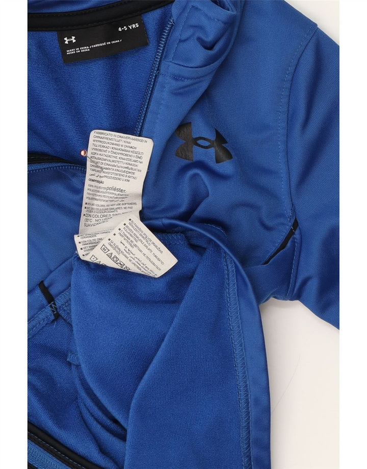 Giacca da tuta da ragazzo Under Armour 4-5 anni in poliestere blu
