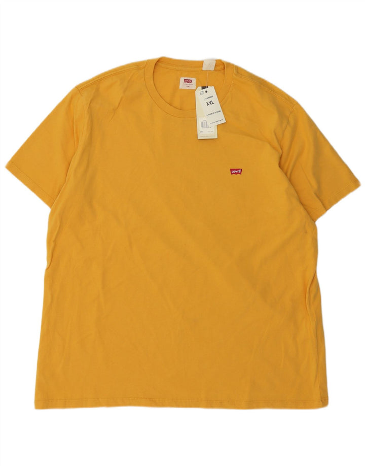 T-shirt da uomo Levi's Top 2XL in cotone giallo