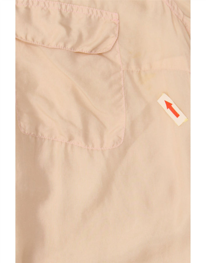 Camicetta camicia da donna FRED PERRY UK 14 Large Beige Seta