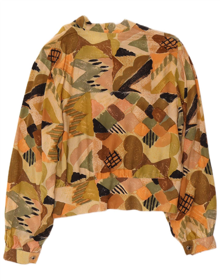 Camicetta corta da donna VINTAGE IT 44 Medium multicolore geometrica