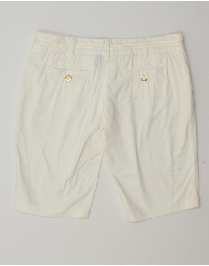 VINTAGE Womens Chino Shorts W30 Medium White Cotton Vintage Vintage and Second-Hand Vintage from Messina Hembry 
