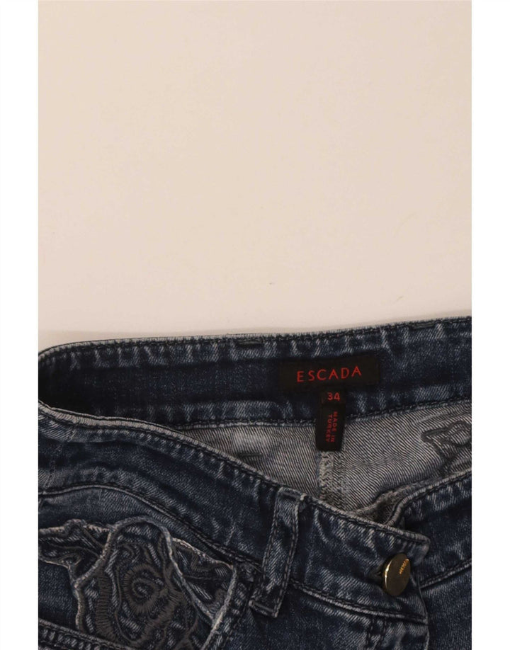 Jeans Bootcut da donna Escada EU 34 XS W28 L32 Blu