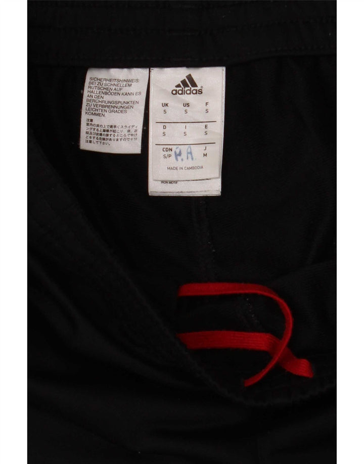 Pantaloni da tuta da uomo Adidas Joggers piccoli in poliestere nero
