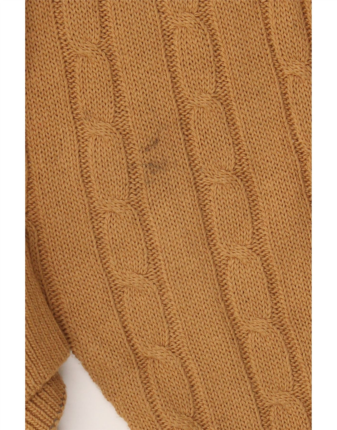 Maglione Herman da uomo con scollo a V XL in cotone marrone