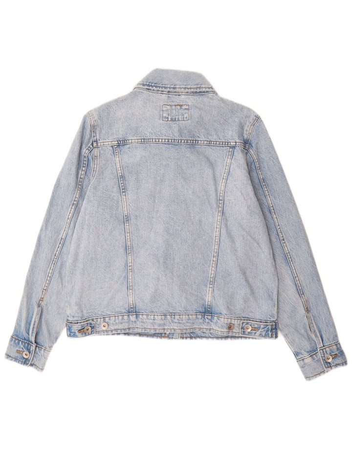 Giacca di jeans da donna Marks & Spencer UK 12 Cotone blu medio