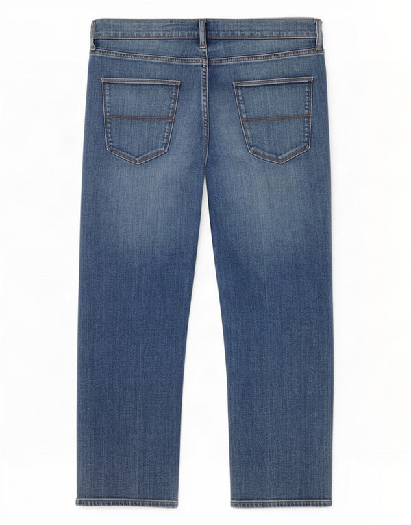 Jeans dritti da uomo Marks & Spencer W34 L27 cotone blu