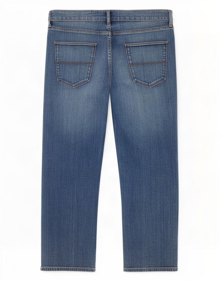 Jeans dritti da uomo Marks & Spencer W34 L27 cotone blu