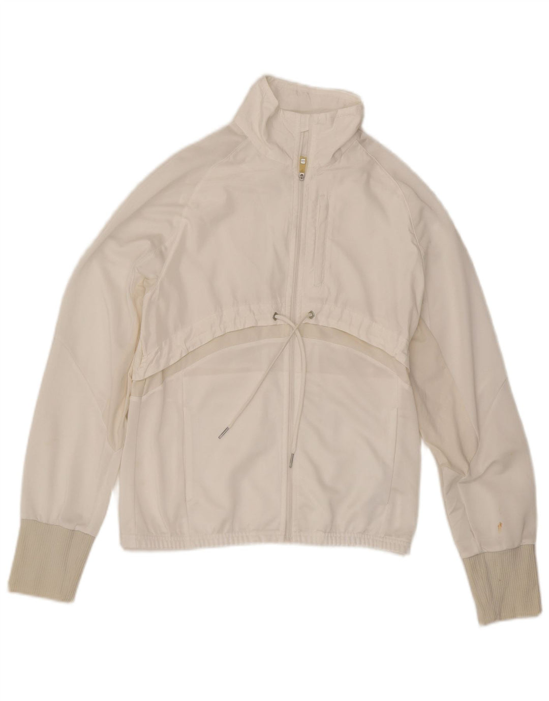 Giacca da tuta da donna ADIDAS Clima 365 UK 10 piccola poliestere bianco