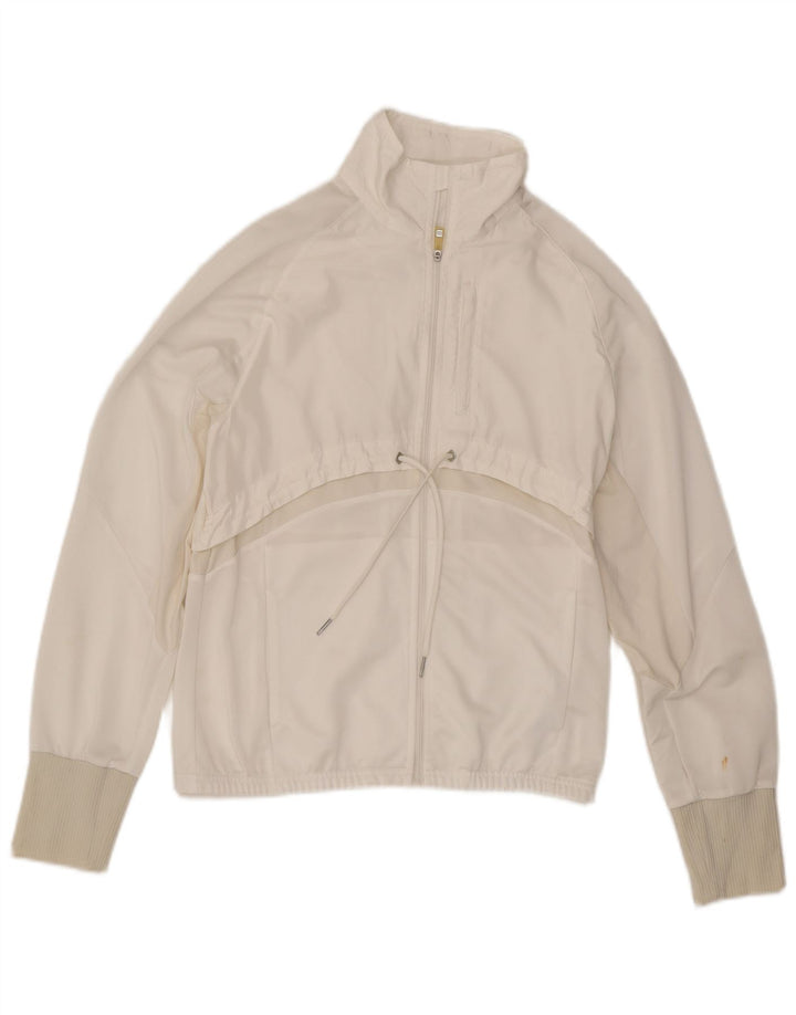 Giacca da tuta da donna ADIDAS Clima 365 UK 10 piccola poliestere bianco