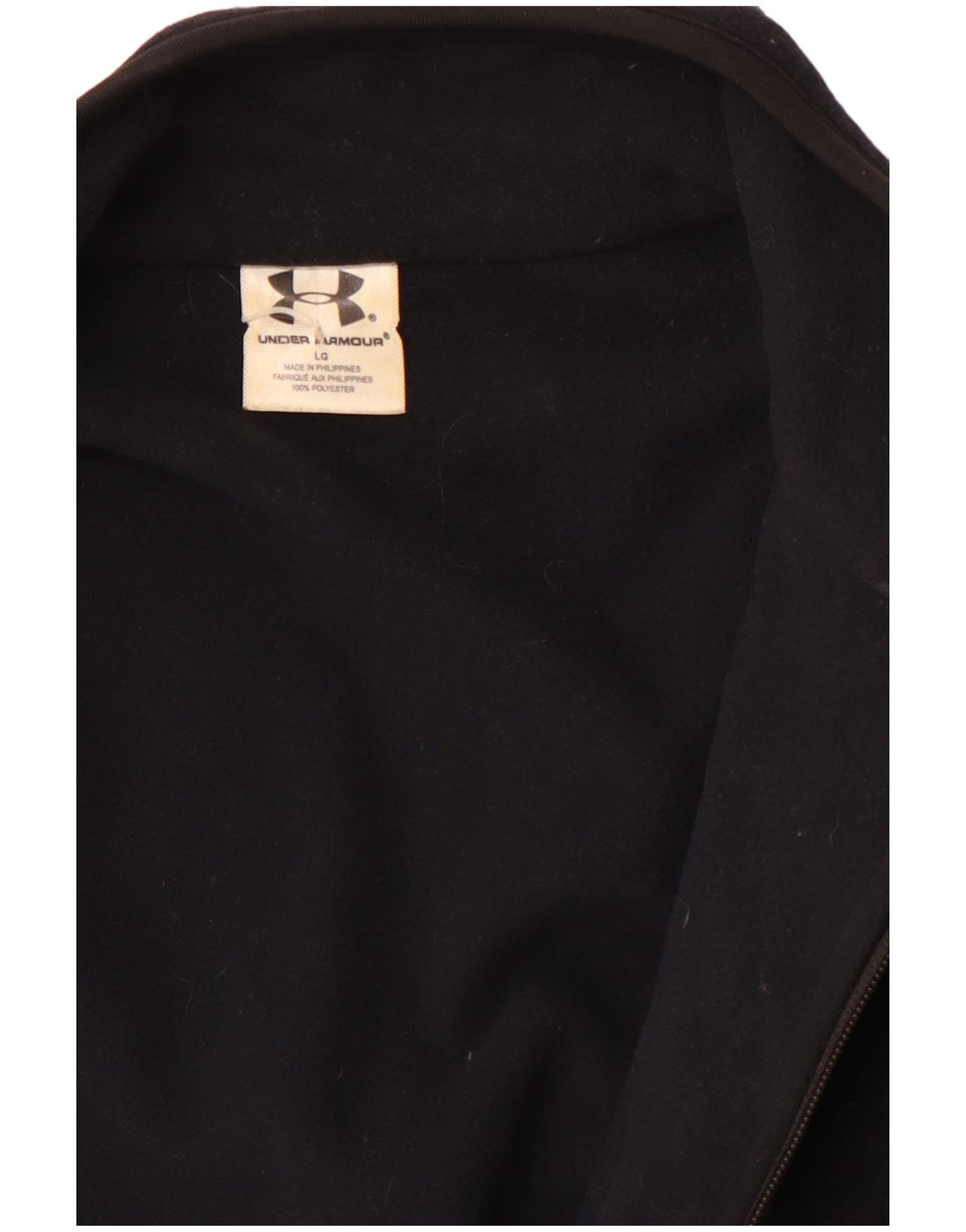 Giacca in pile da donna UNDER ARMOUR UK 16 Large Nero Poliestere