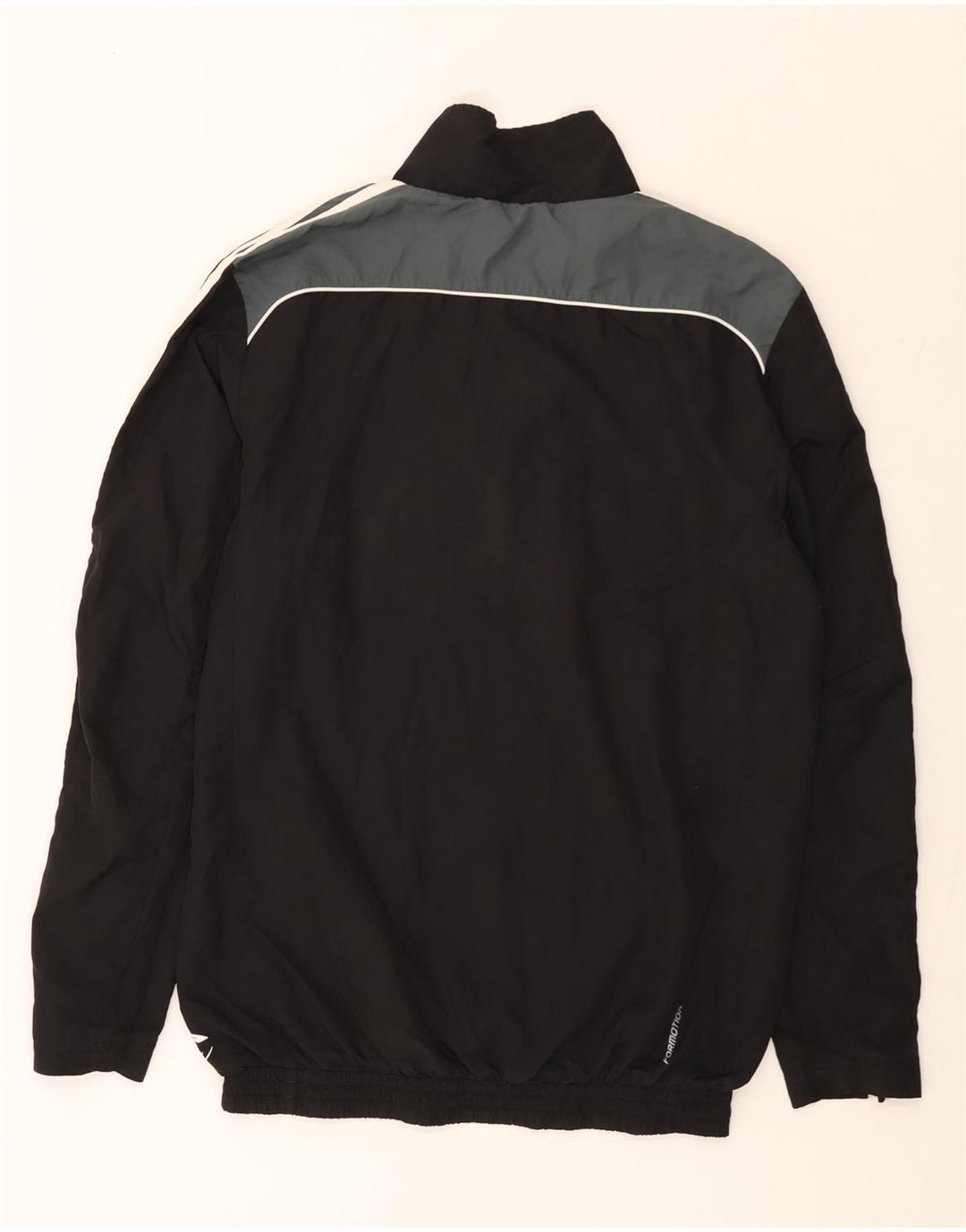 Giacca anorak da uomo Adidas UK 36 Small Nero Colourblock Poliestere