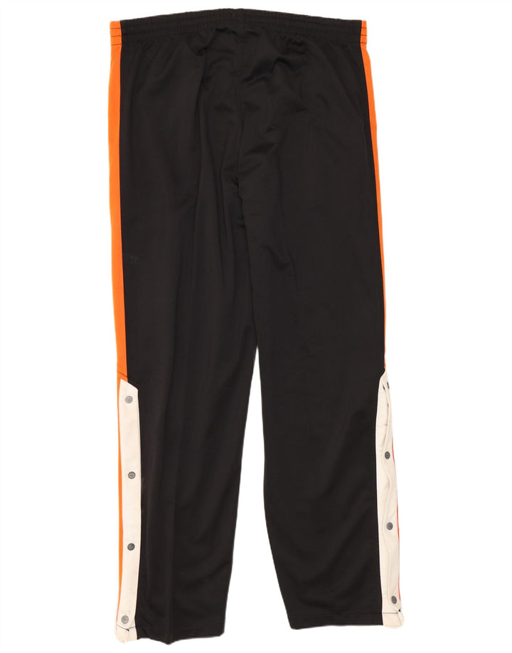 Pantaloni da tuta da uomo Reebok Large in poliestere color block nero