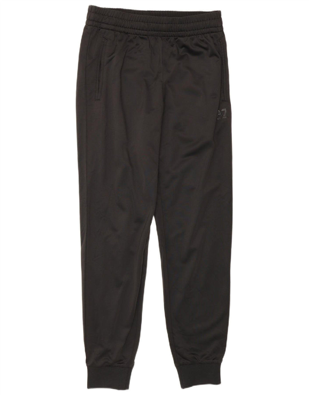 Pantaloni da tuta da uomo Emporio Armani Joggers piccoli in poliestere nero