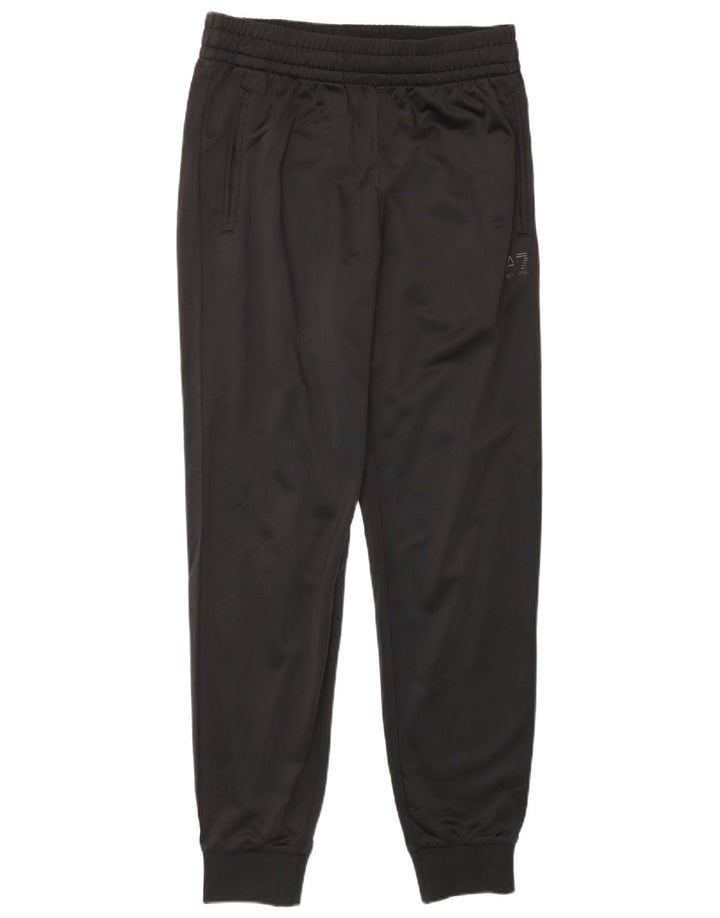 Pantaloni da tuta da uomo Emporio Armani Joggers piccoli in poliestere nero