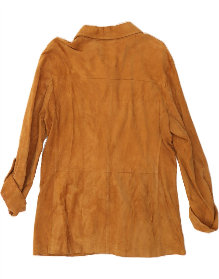 CONBIPEL Womens Suede Jacket IT 44 Medium Brown Leather Vintage Conbipel and Second-Hand Conbipel from Messina Hembry 