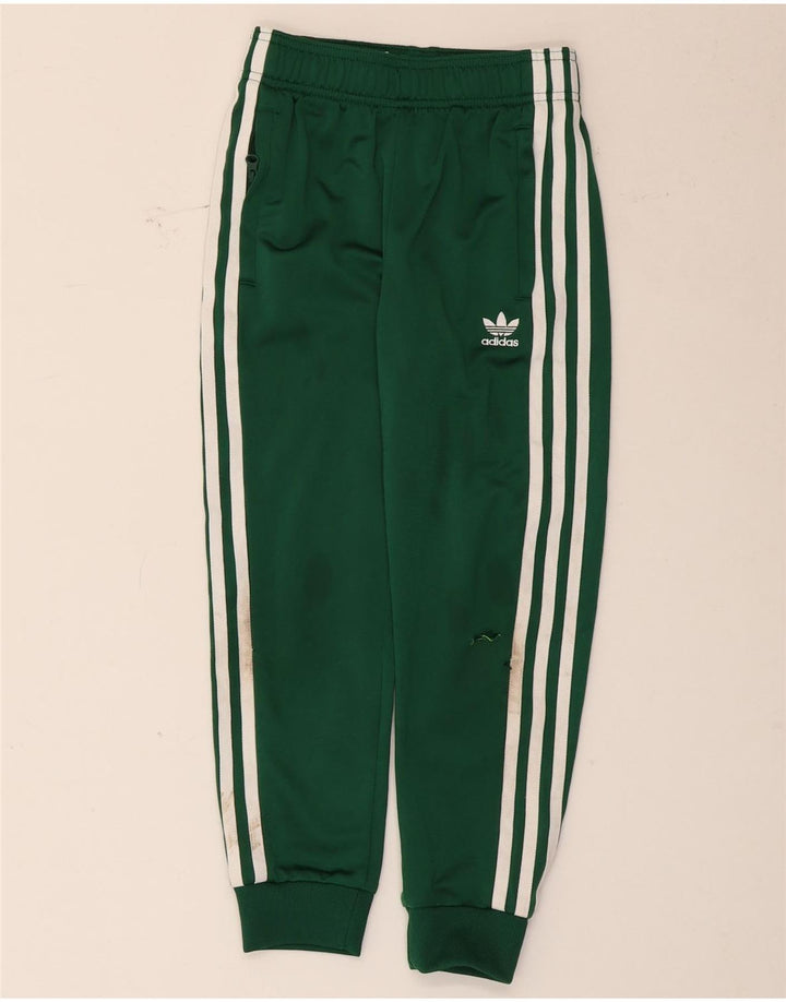 Pantaloni della tuta da ragazzo Adidas Joggers 7-8 anni Poliestere verde