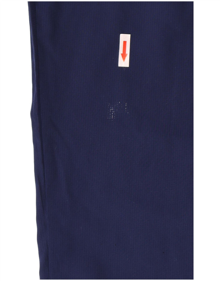 Pantaloni da tuta Adidas Climalite da uomo di grandi dimensioni in poliestere blu navy