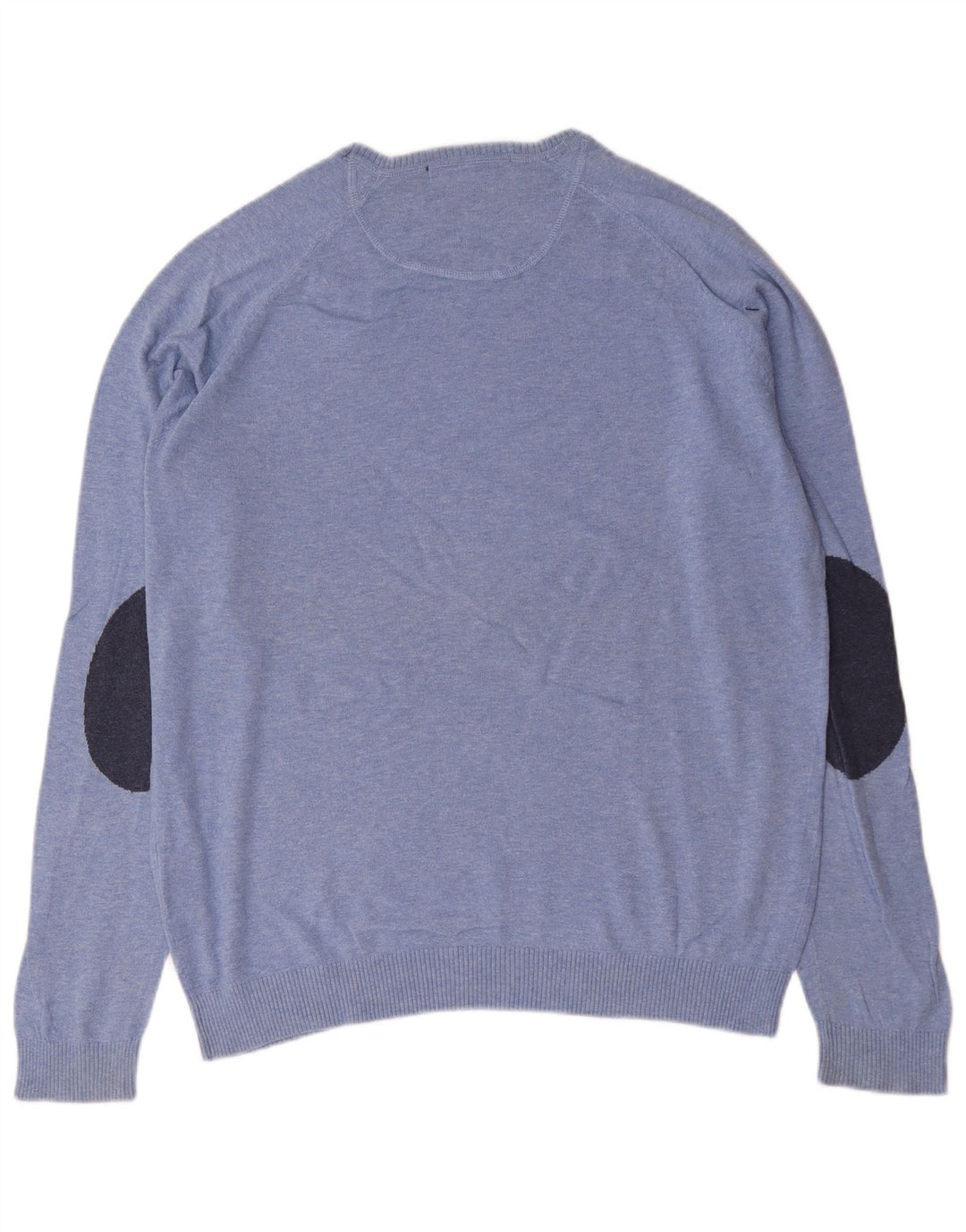 Maglione maglione girocollo da uomo Zara XL in cotone blu