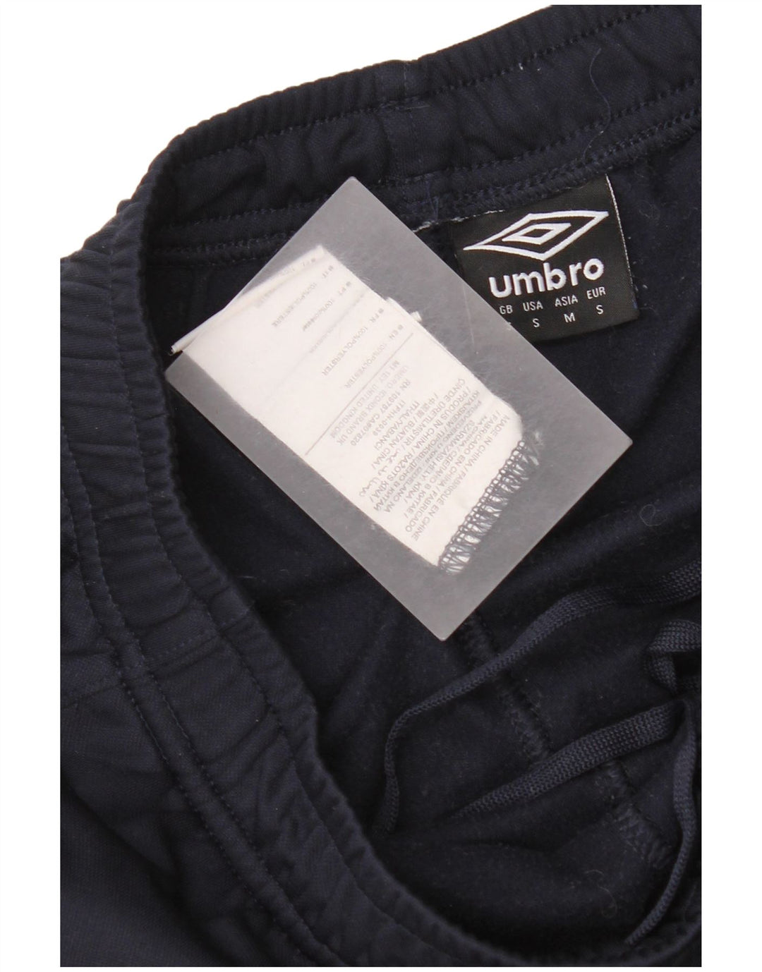 Umbro Pantaloni da tuta con grafica da uomo Joggers Small Poliestere blu navy