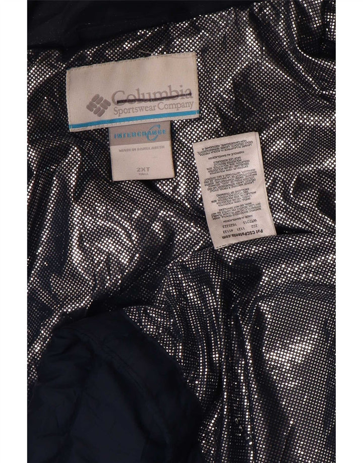 Giacca imbottita alta da uomo Columbia UK 44 2XL poliestere blu navy