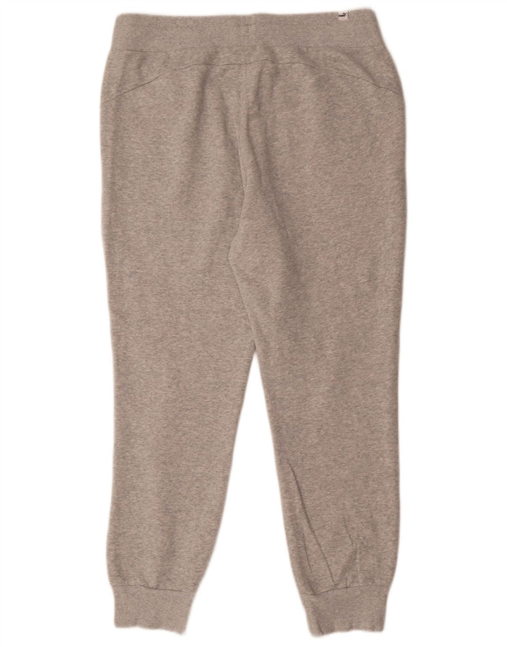 Pantaloni da tuta da donna Puma Joggers UK 16 Large Poliestere chiazzato grigio