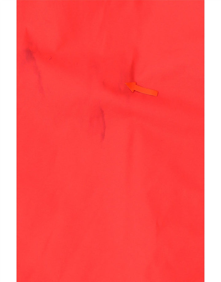 Giacca antipioggia con cappuccio da donna JACK WOLFSKIN UK 18/20 XL Rosso Poliammide