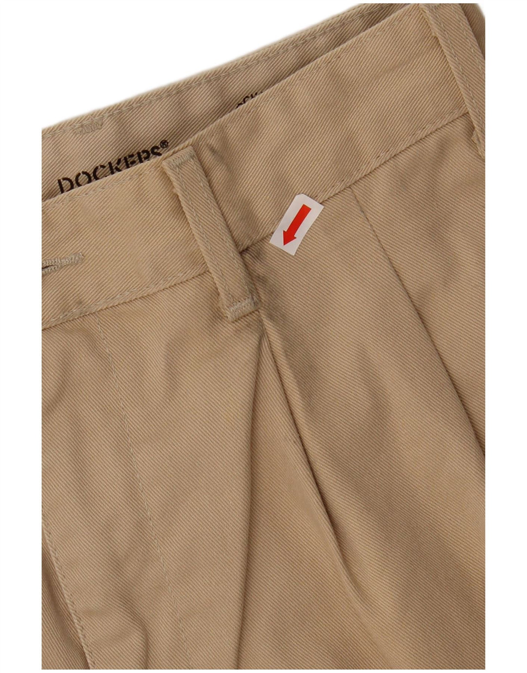 DOCKERS Mens Pegged Chino Trousers W29 L30 Beige Cotton