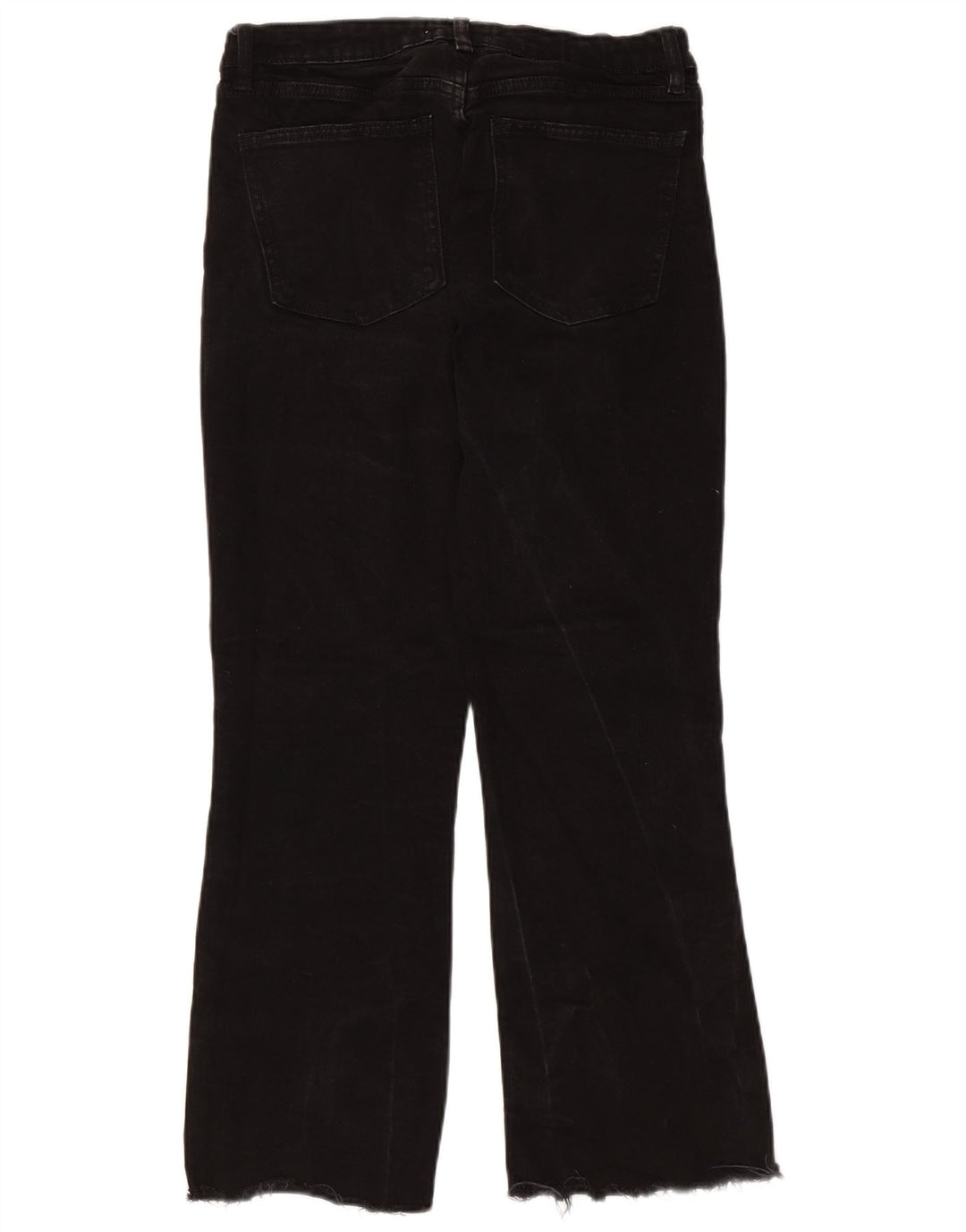 Jeans Bootcut da Donna ZARA EU 36 XS W26 L25 Nero