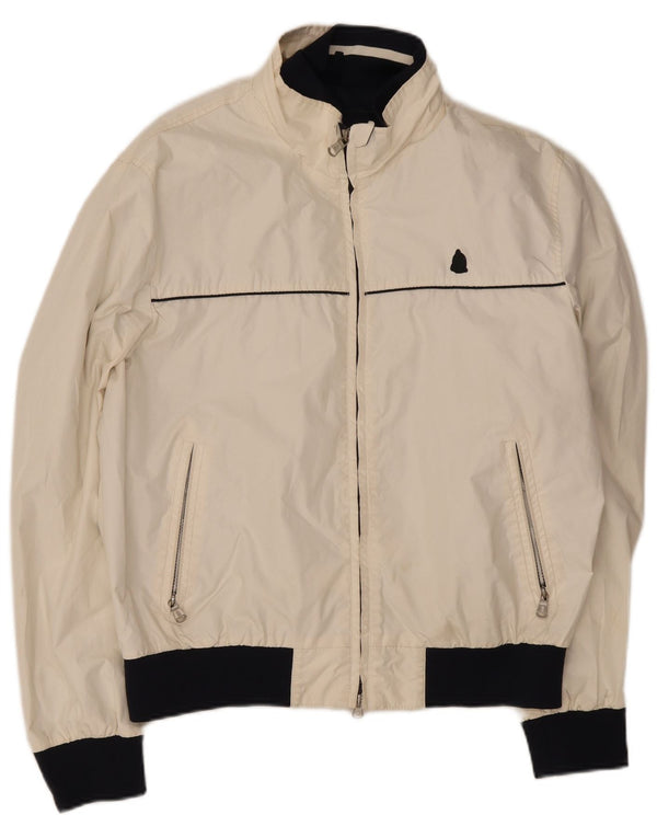 Giubbotto bomber da uomo Marina Yachting UK 54 2XL Poliestere color block bianco