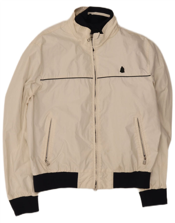 Giubbotto bomber da uomo Marina Yachting UK 54 2XL Poliestere color block bianco
