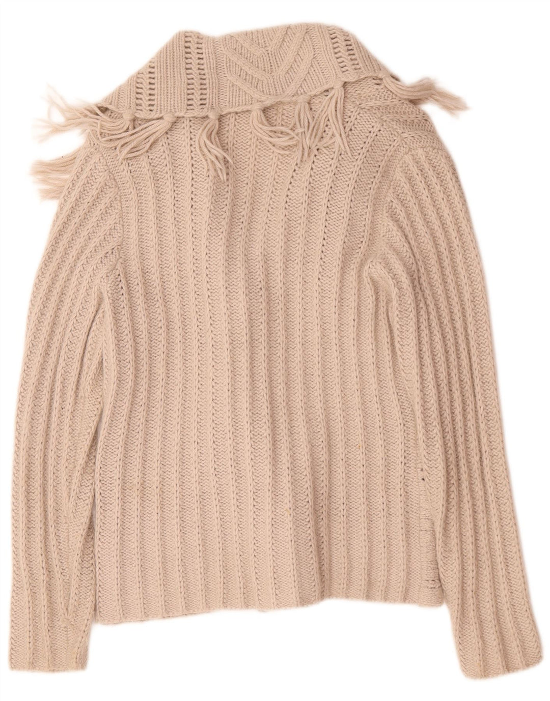 Maglione cardigan da donna Marks & Spencer UK 14 grande acrilico grigio