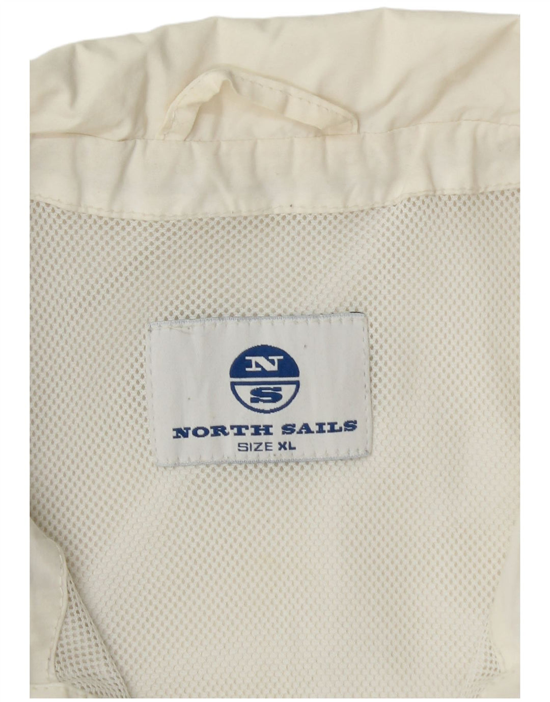 Giubbotto bomber da uomo NORTH SAILS UK 42 XL bianco poliammide