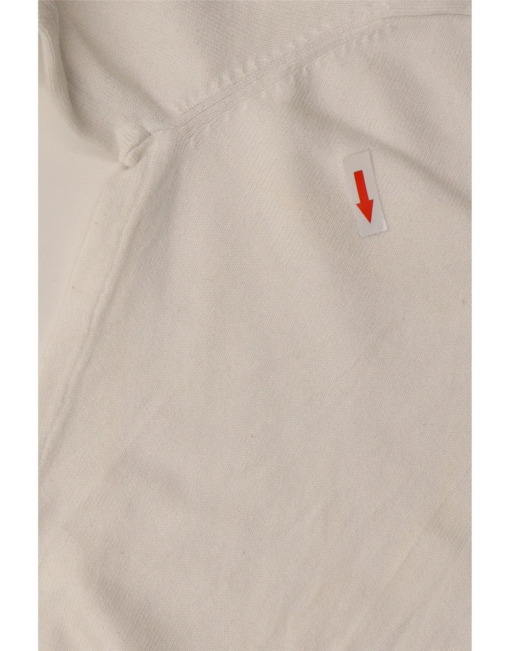 ARMANI EXCHANGE Maglione da uomo girocollo grande cotone bianco