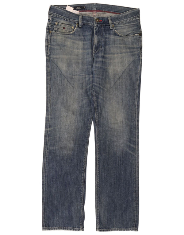 Tommy Hilfiger Uomo Mercer Regular Fit Jeans dritti W33 L32 Cotone Blu