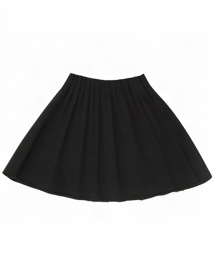 Gonna a pieghe Zara da donna piccola W26 in viscosa verde