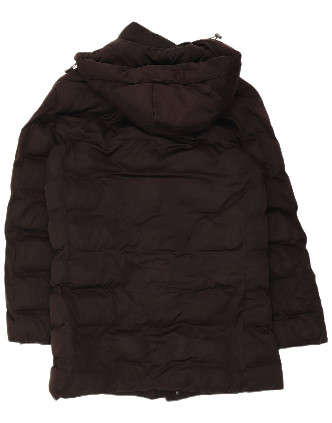 Giacca imbottita con cappuccio da uomo Zara UK 36 piccola poliestere nero