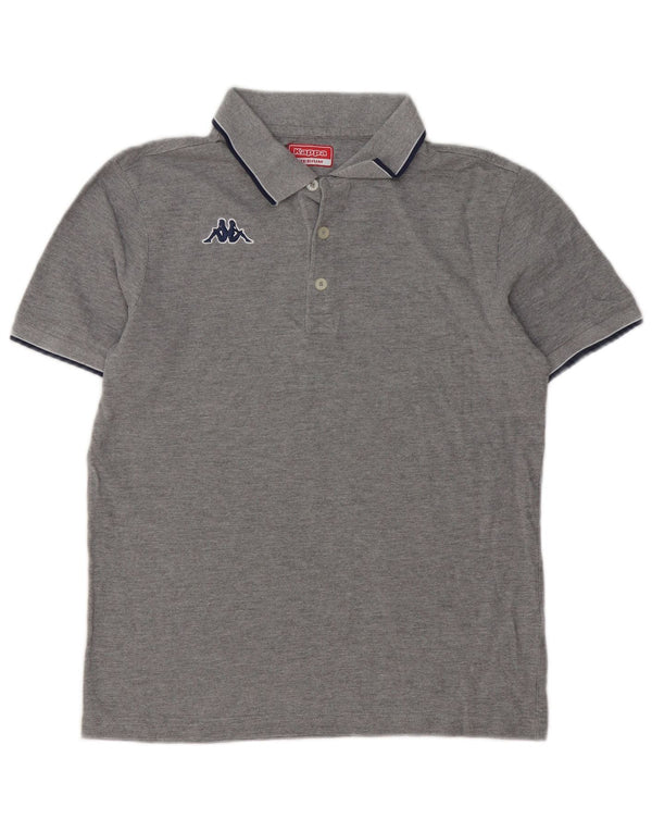 Polo Kappa Bambino 13-14 Anni Cotone Grigio Medio