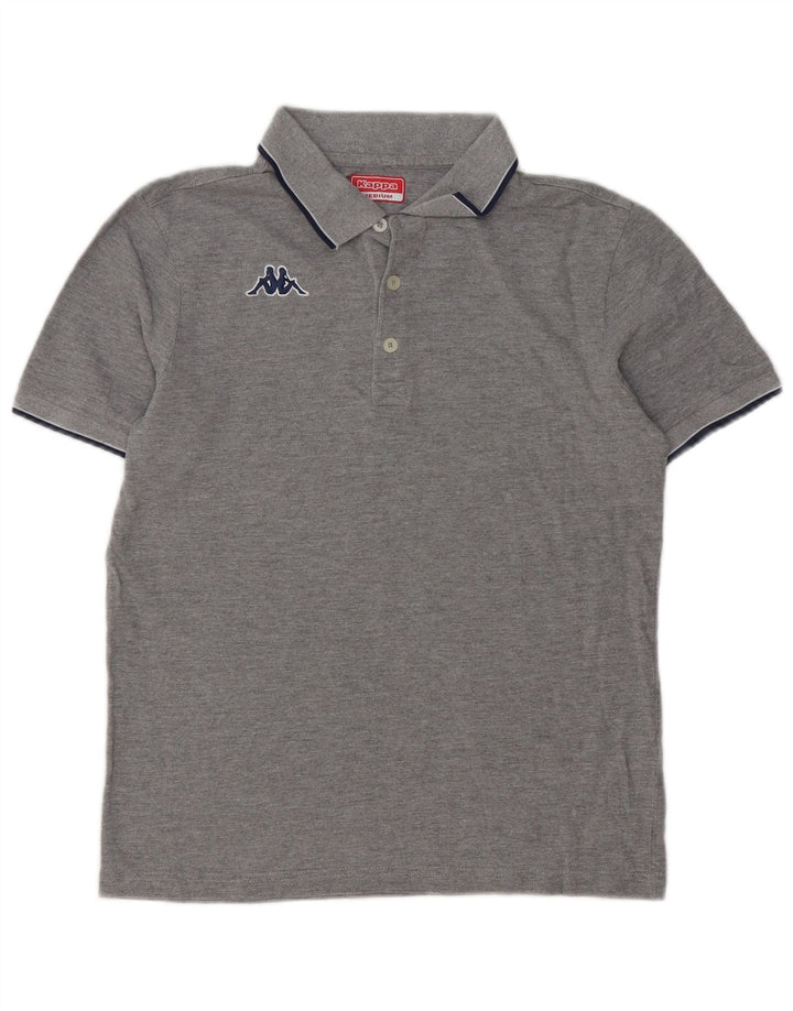 Polo Kappa Bambino 13-14 Anni Cotone Grigio Medio