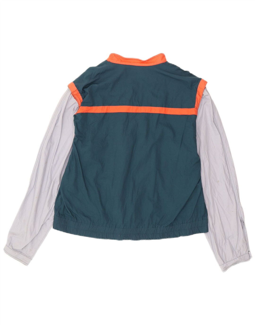 Giubbotto bomber da donna VINTAGE UK 18 XL verde color block