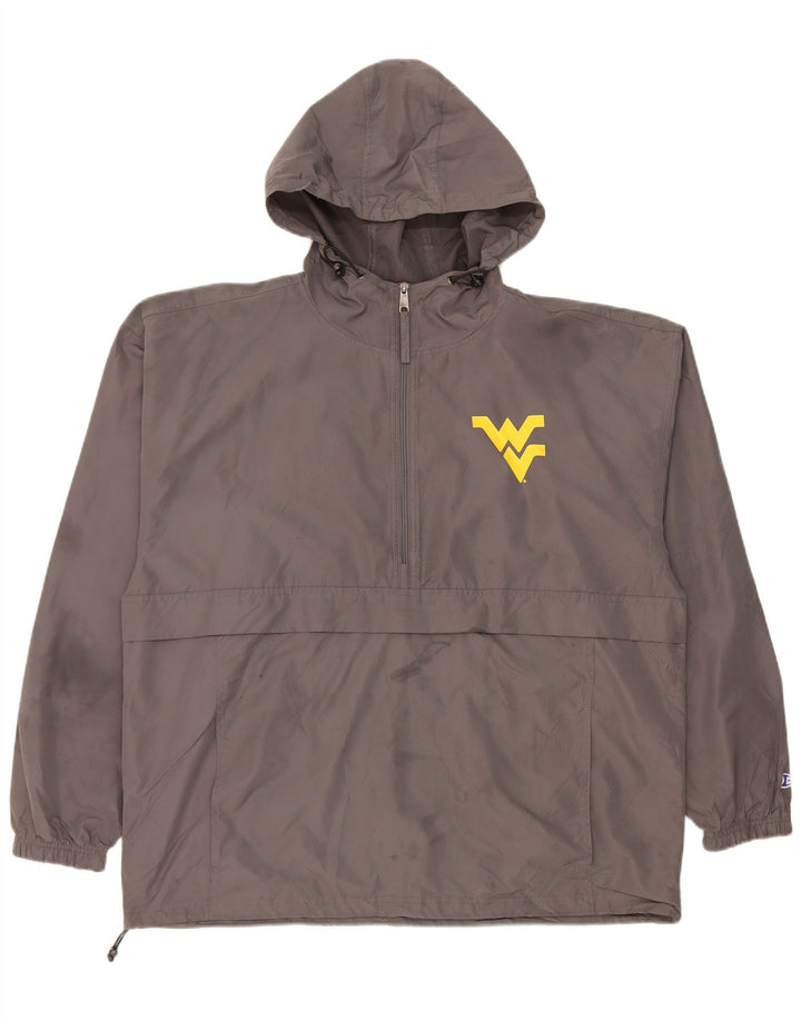 Giacca antipioggia con cappuccio grafico da uomo Champion UK 42 XL Poliestere grigio